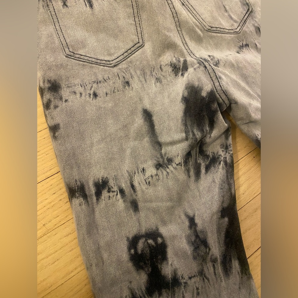 Patterned Grey/Black Jeans - Picture 3 of 4